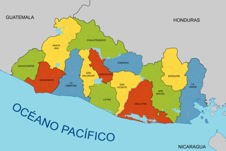 Departments of El Salvador